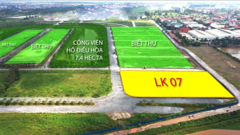 Bán đất LK7 Vườn Hồng dự án Nam Hồng Từ Sơn, Bắc Ninh. Giá đầu tư, đóng tiến độ, sổ đỏ từng lô