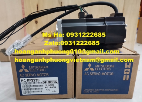 Servo motor mitsubishi HC-KFS23B mới, chính hãng