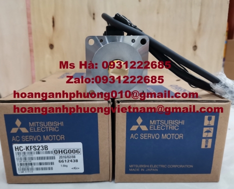 Servo motor mitsubishi HC-KFS23B mới, chính hãng