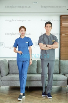 Mẫu quần áo điều dưỡng phong cách Hàn Quốc, độc quyền