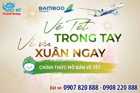 Bamboo Airways chính thức mở bán vé Tết 2022