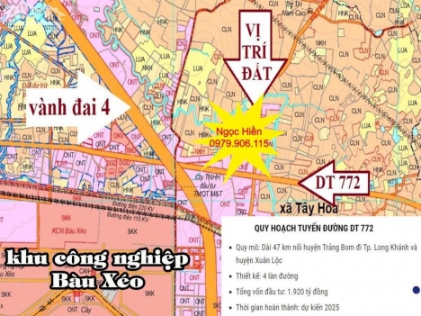 KHU DÂN CƯ BÀU XÉO TRÀNG BOM