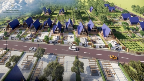 Bán lô đất Camellia Villas 500m2 Giá F0, Nhà Đẹp, View Hồ Giá Cực Rẻ