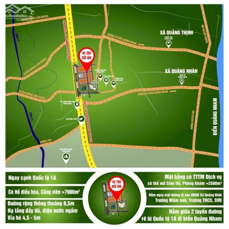 Báo giá đất nền KĐT Quảng Ninh Resideent Area quảng xương thanh hóa
