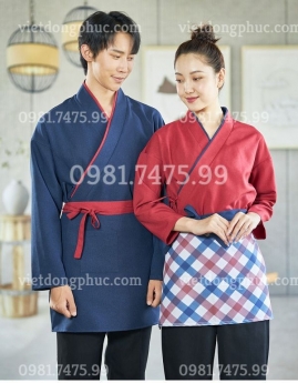 Mẫu đồng phục nhân viên quán ăn trẻ trung, sang trọng, chuyên nghiệp‎