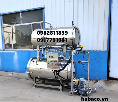 Nồi tiệt trùng nằm ngang Hà Bắc