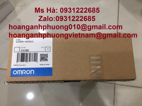 Module analog omron C200H-AD003 plc mới 100%