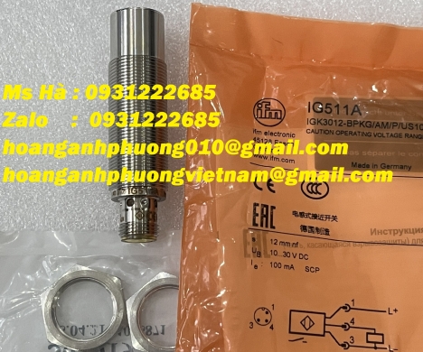IG511A | Cảm biến tiệm cận | hãng IFM