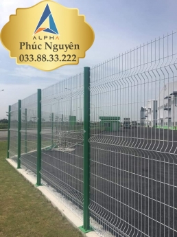 Hàng Rào Lưới Thép Chấn Sóng Trên Thân, Hàng Rào D5 A50x150 giá tốt tại Đồng Nai