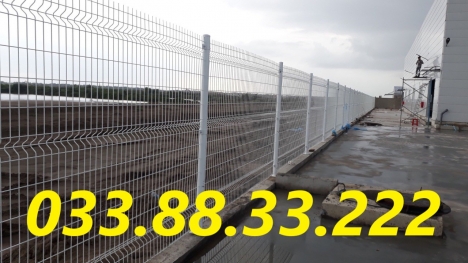 Hàng Rào Lưới Thép Chấn Sóng Trên Thân, Hàng Rào D5 A50x150 giá tốt tại Đồng Nai