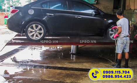 Mua cầu nâng 1 trụ rửa xe ô tô giá rẻ, chính hãng, chât lượng