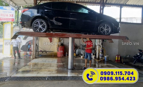 Mua cầu nâng 1 trụ rửa xe ô tô giá rẻ, chính hãng, chât lượng