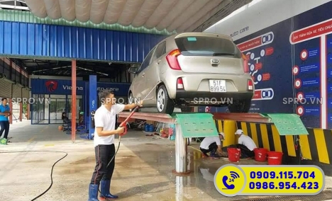 Mua cầu nâng 1 trụ rửa xe ô tô giá rẻ, chính hãng, chât lượng