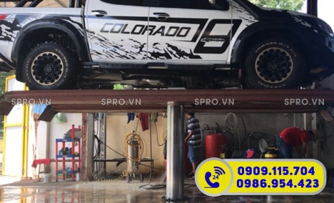 Mua cầu nâng 1 trụ rửa xe ô tô giá rẻ, chính hãng, chât lượng