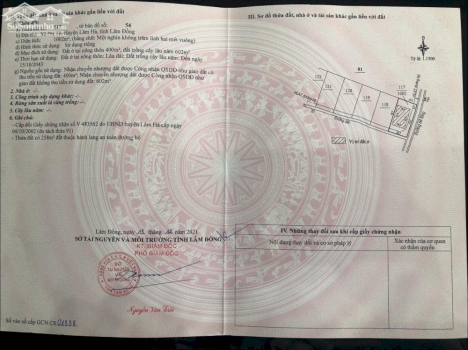 Bán đất View cao toàn cảnh phi tô (22x42) 1000m2 - Lâm Hà, Lâm Đồng