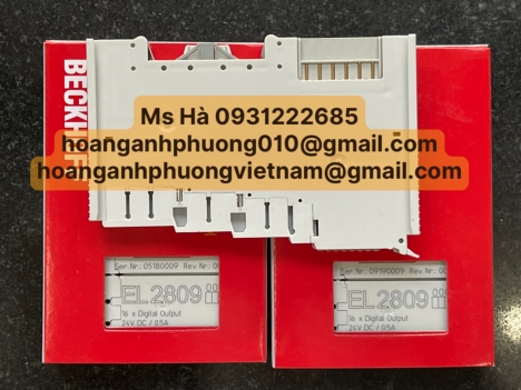 EtherCAT terminal hãng beckhoff EL2809 mới 100%