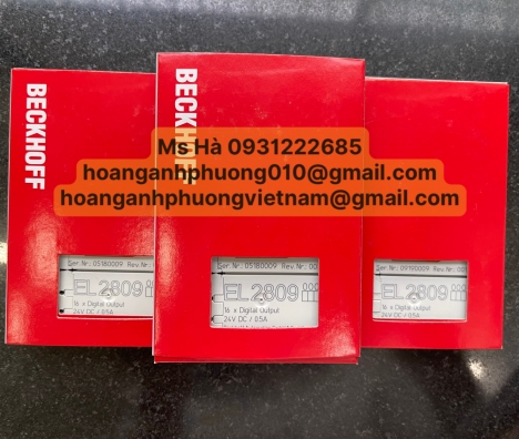 EtherCAT terminal hãng beckhoff EL2809 mới 100%