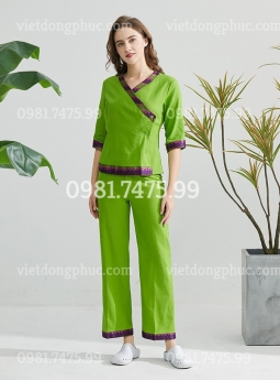 Mẫu  áo spa chuẩn đẹp, thanh lịch mới nhất 2022