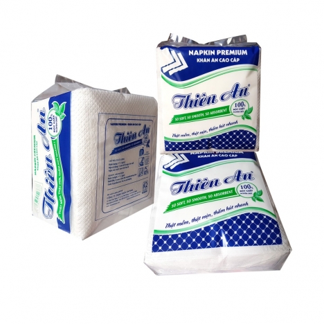 Khăn giấy vuông, khăn napkin trang trí bàn ăn gía rẻ
