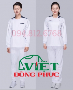 Mẫu áo y tá đẹp trẻ trung, đa dạng kiểu dáng và màu sắc