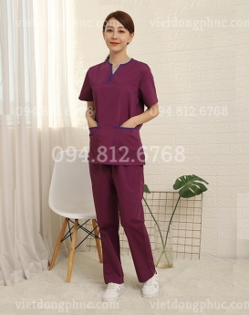 Mẫu áo y tá đẹp trẻ trung, đa dạng kiểu dáng và màu sắc