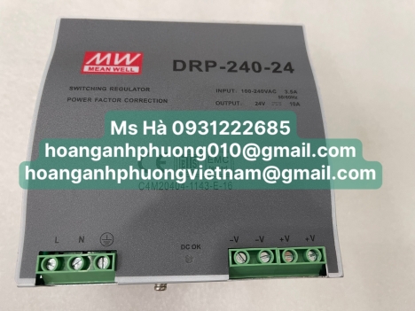 Bộ nguồn Mean Well DRP-240-24 giá tốt