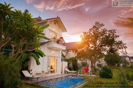 Sống thuần khiết giữa vùng xanh tại Vườn Vua Resort & Villas.