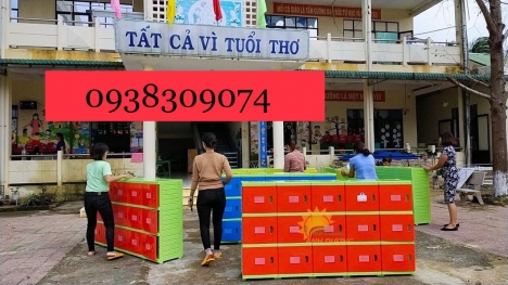 Kệ nhựa đựng cặp cho bé mầm non - hàng nhập khẩu