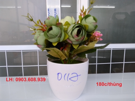 bán sỉ hoa nhựa  gia dụng Vương Ngọc