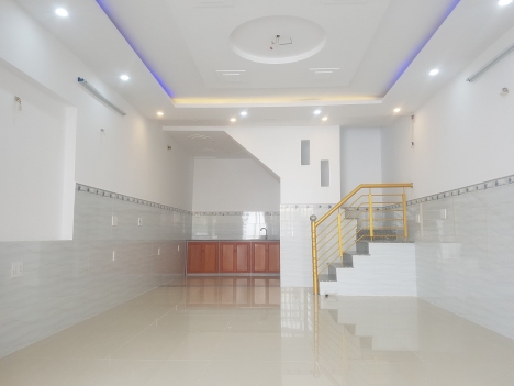 Bán nhà 1 trệt 1 lầu trong KDC Khang Linh P10, dt 55m2, nhà đẹp mới