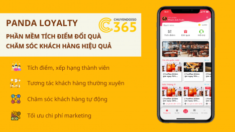 Tích điểm đổi quà, chăm sóc khách hàng hiệu quả 2022 với Panda Loyalty