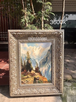 Cuối năm giao lưu vài ba em tranh phong cảnh giá xịn xò