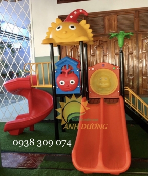 Cầu trượt liên hoàn nhập khẩu cao cấp, rẻ, bền, đẹp