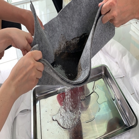 Bông lọc dầu, nỉ lọc dầu