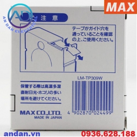 Băng nhãn in MAX LM-TP309Y, LM-TP309W, LM-TP312Y, LM-TP312W