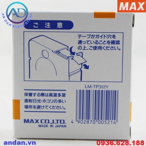 Băng nhãn in MAX LM-TP309Y, LM-TP309W, LM-TP312Y, LM-TP312W