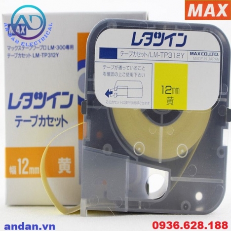 Băng nhãn in MAX LM-TP309Y, LM-TP309W, LM-TP312Y, LM-TP312W