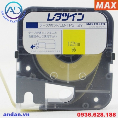 Băng nhãn in MAX LM-TP309Y, LM-TP309W, LM-TP312Y, LM-TP312W