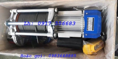 Tời điện đa năng K1 tải trọng 500kg, 750kg, 1 tấn, 1.5 tấn, 2 tấn cáp dài 30m, 100m dùng điện 1pha