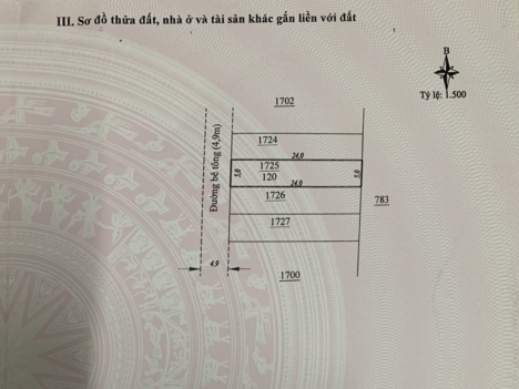 Bán Đất 579 Triệu DT 5x24m Thị Trấn Thạnh Mỹ - Đơn Dương - Lâm Đồng