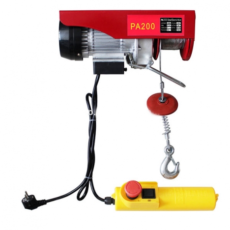 Tời điện tải trọng nâng 100kg đến 1200kg cáp 10-20m