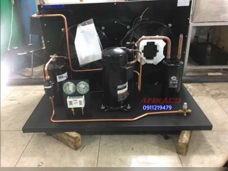 Lên hoàn thiện cụm máy nén copeland 12hp ZR144KC