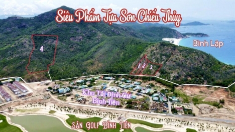 View sân Golf vs biển Bình Tiên cực đẹp (Tựa Sơn Chiếu Thuỷ)