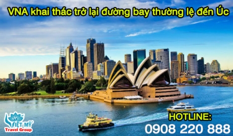 Vietnam Airlines khai thác trở lại đường bay thường lệ đến Úc