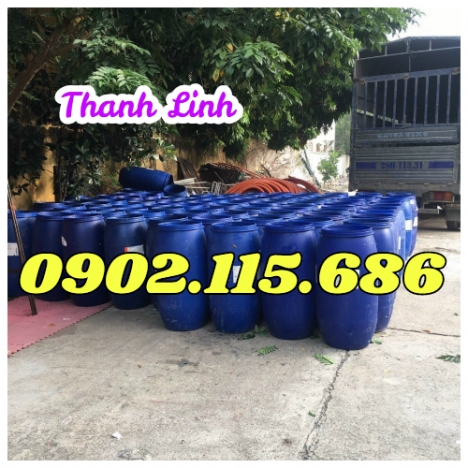 Phuy nhựa nắp hở, phuy nhựa 150 lít, thùng phuy nhựa mới, thùng phuy nhựa 150 lít cũ, thùng phuy nhự