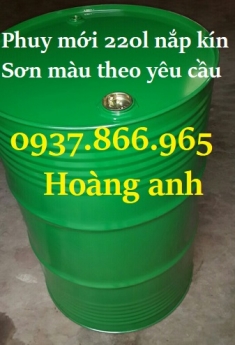 Phuy sắt 220l cũ , bán phuy sắt cũ số lượng lớn, phuy sắt mới