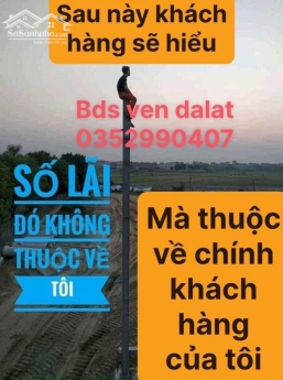 chính chủ kẹt tiền bán gấp lô đất tại đơn dương