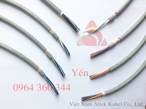 Cáp điều khiển altek kabel 10 lõi 0.75mm bọc giáp