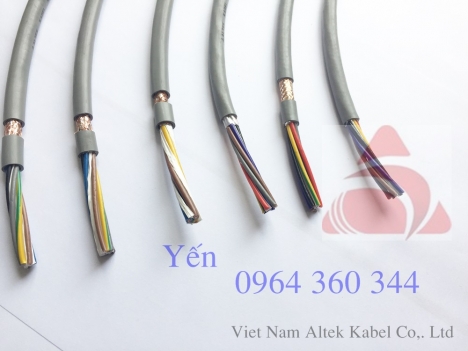 Cáp điều khiển altek kabel 10 lõi 0.75mm bọc giáp
