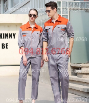 Mẫu áo bảo hộ lao động thiết kế đẹp, màu sắc đa dạng